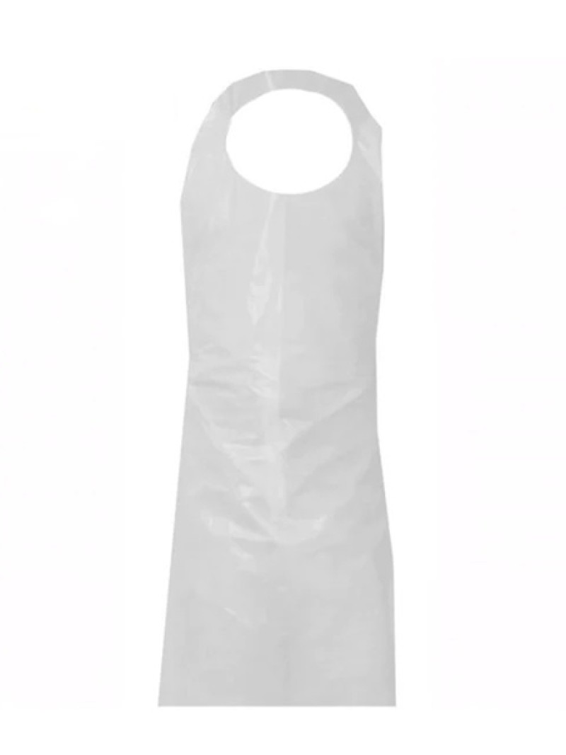 Disposable Apron White 38"X60" 1.5mil