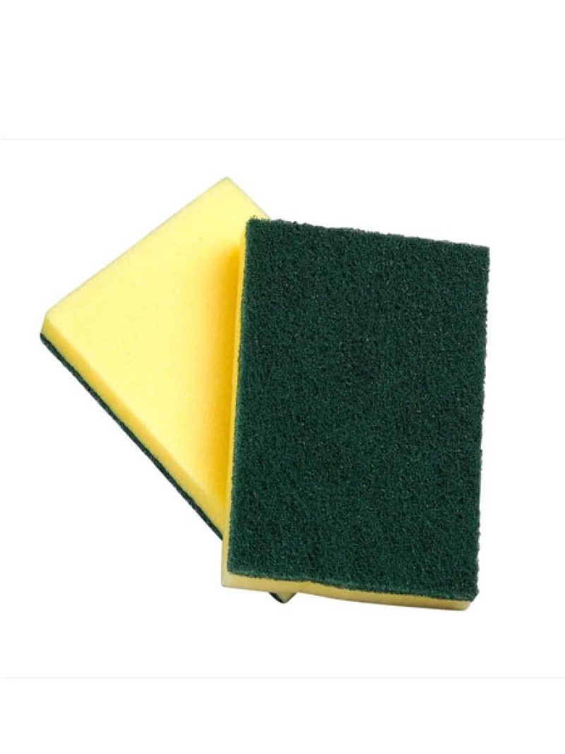 Heavy-Duty Foam Sponge with Scouring Pad