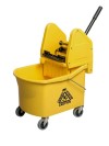 Mop Bucket 32 Qt. Grizzly Down Press Combo - Yellow