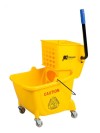 Mop Bucket 26 Qt. Side Press Combo - Yellow